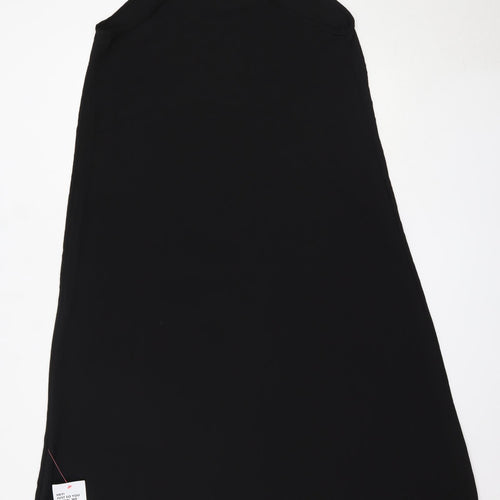 ASOS Womens Black  Polyester Tank Dress  Size 14  Round Neck