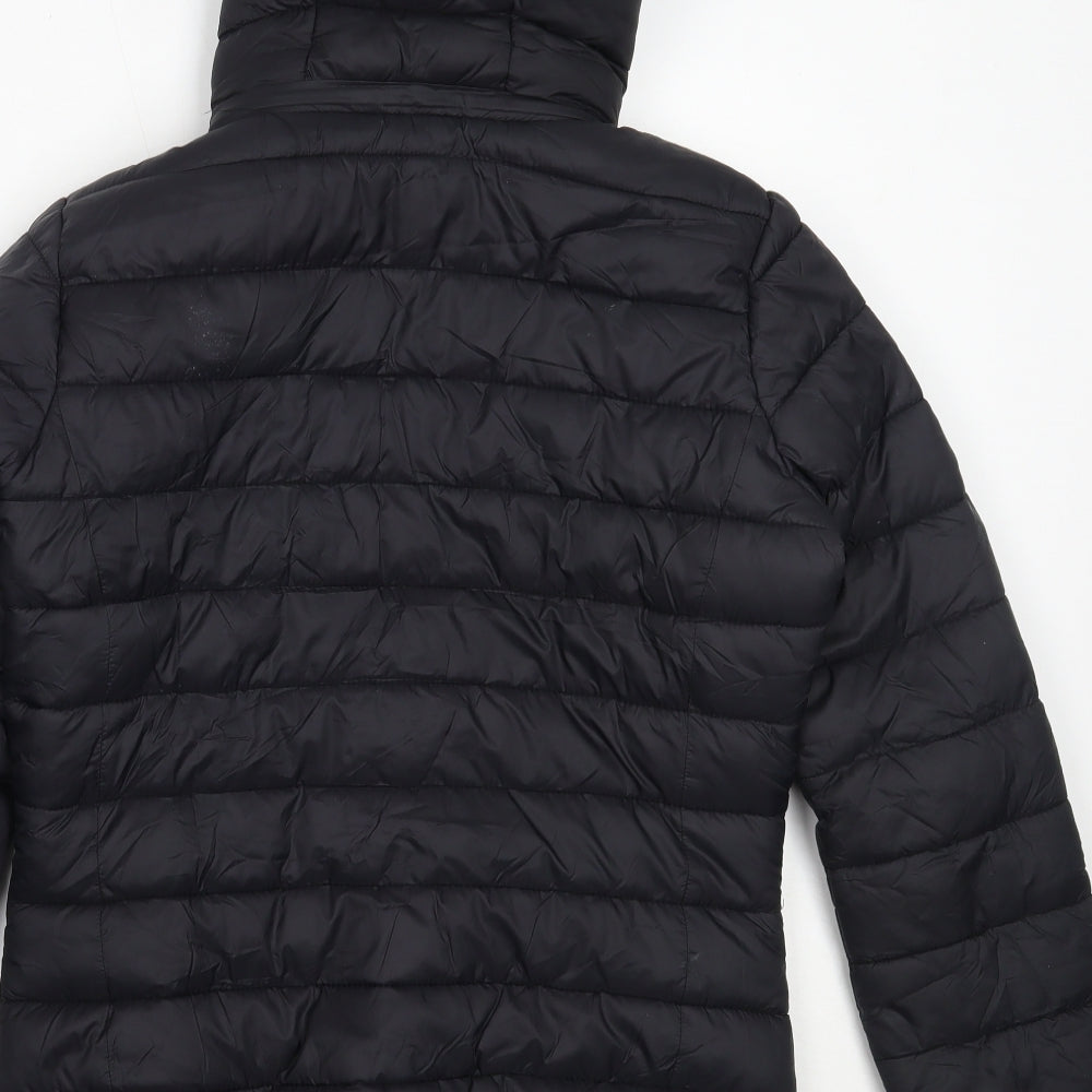 Canadian Peak Mens Black   Puffer Jacket Coat Size M