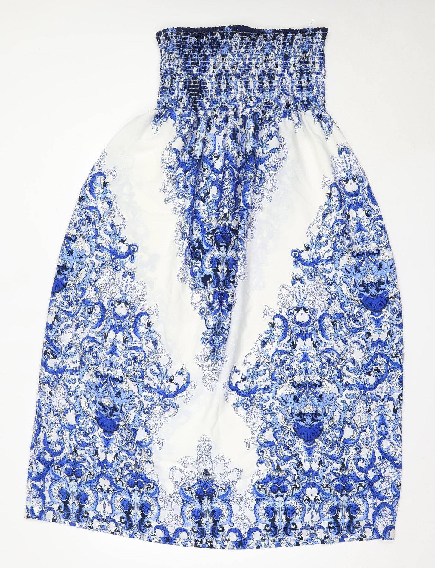 Atmosphere Womens Blue Geometric Polyester Fit & Flare  Size 18  Square Neck