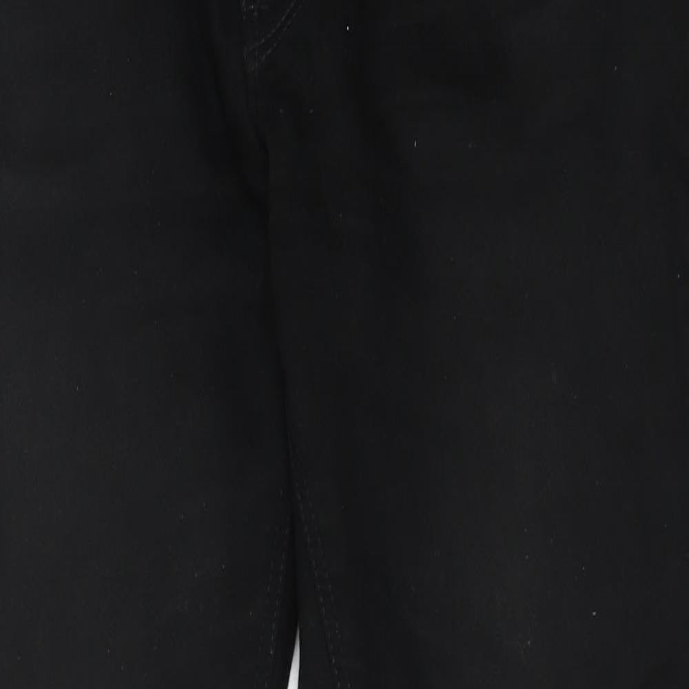 Nudie Mens Black  Cotton Straight Jeans Size 36 in L32 in Regular