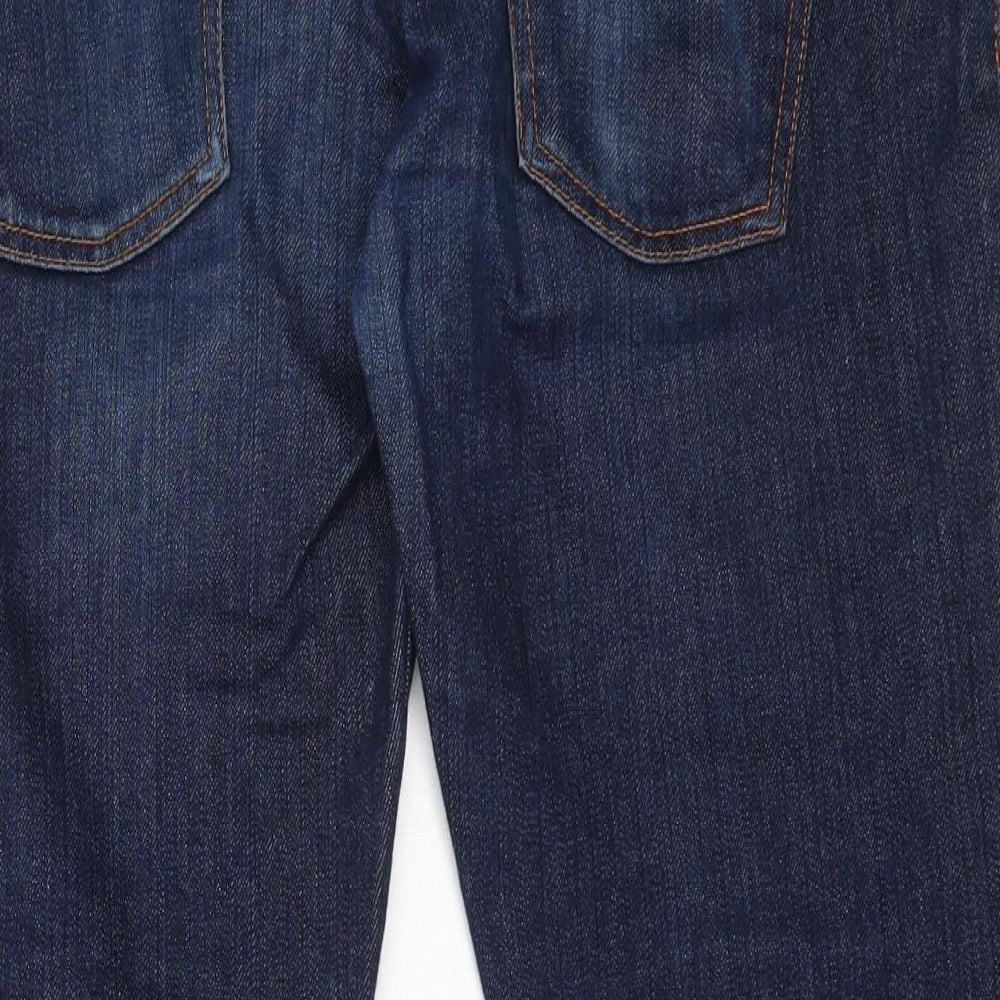 Nudie Mens Blue  Cotton Straight Jeans Size 36 in L32 in Regular