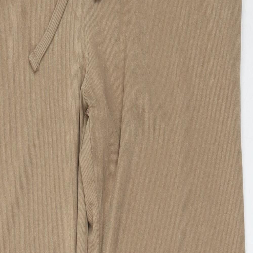Primark Womens Beige  Polyester Jogger Trousers Size S L29 in Regular