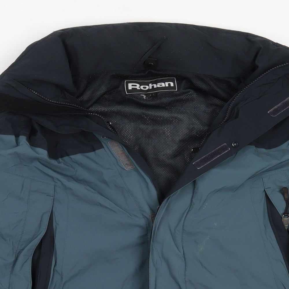 Rohan Mens Blue   Windbreaker Coat Size L