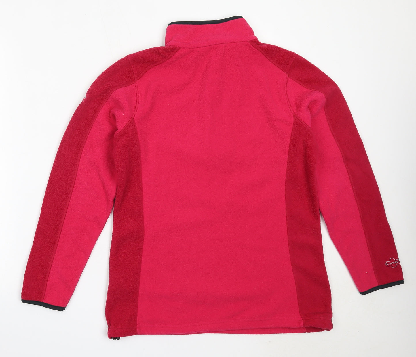 Gelert Womens Pink  Polyester Henley Sweatshirt Size 10