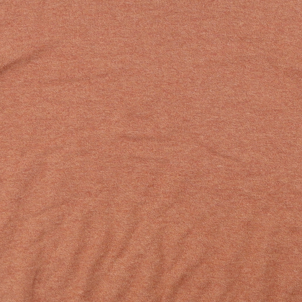 George Mens Brown Crew Neck  Cotton Pullover Jumper Size M