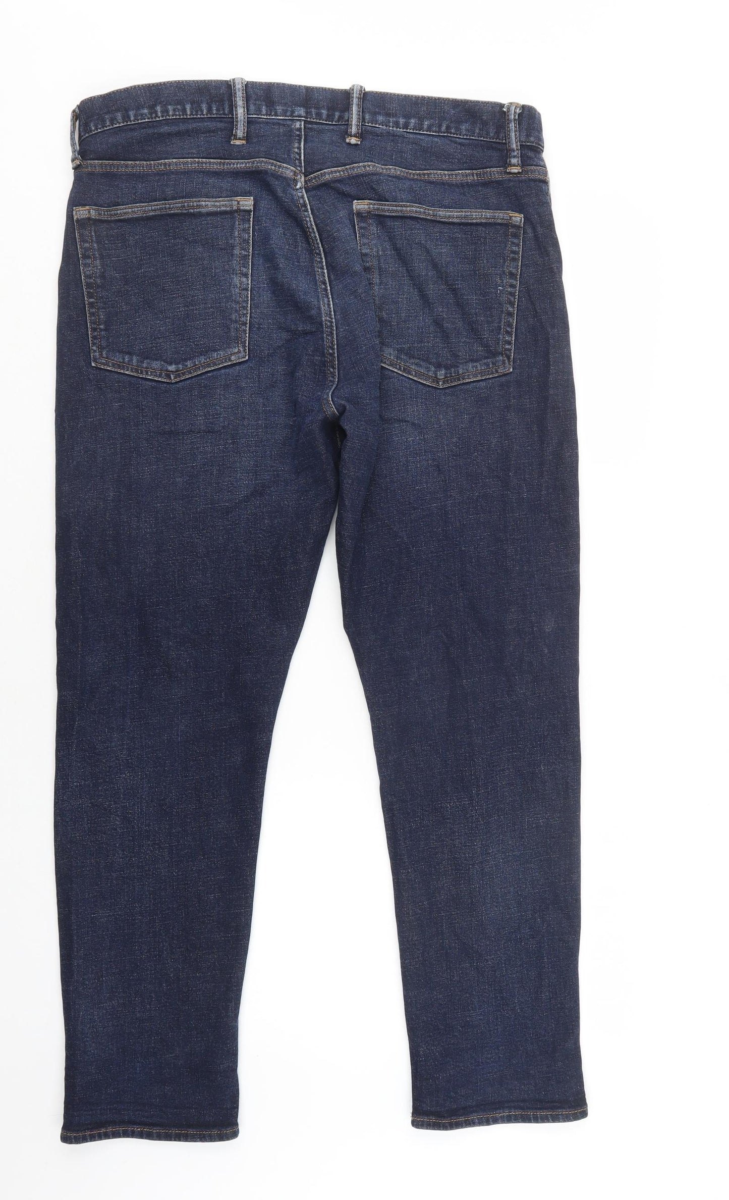 Gap Mens Blue  Cotton Skinny Jeans Size 36 L30 in Regular Button