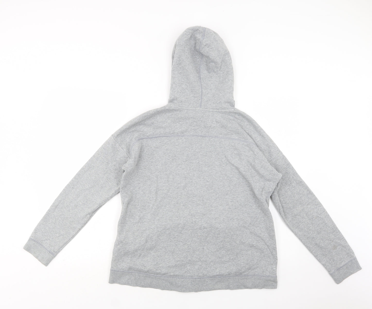 Under armour Boys Grey  Cotton Full Zip Hoodie Size 14-15 Years  Zip