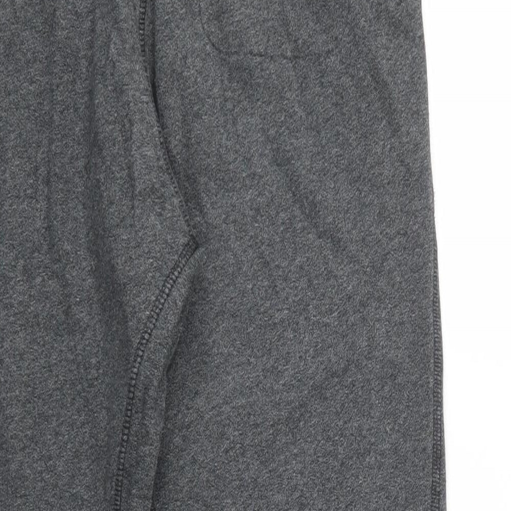H&M Womens Grey  Cotton Jogger Trousers Size M L27 in Regular Drawstring