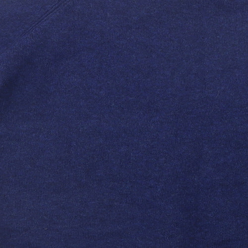 NEXT Mens Blue Crew Neck  Wool Pullover Jumper Size L