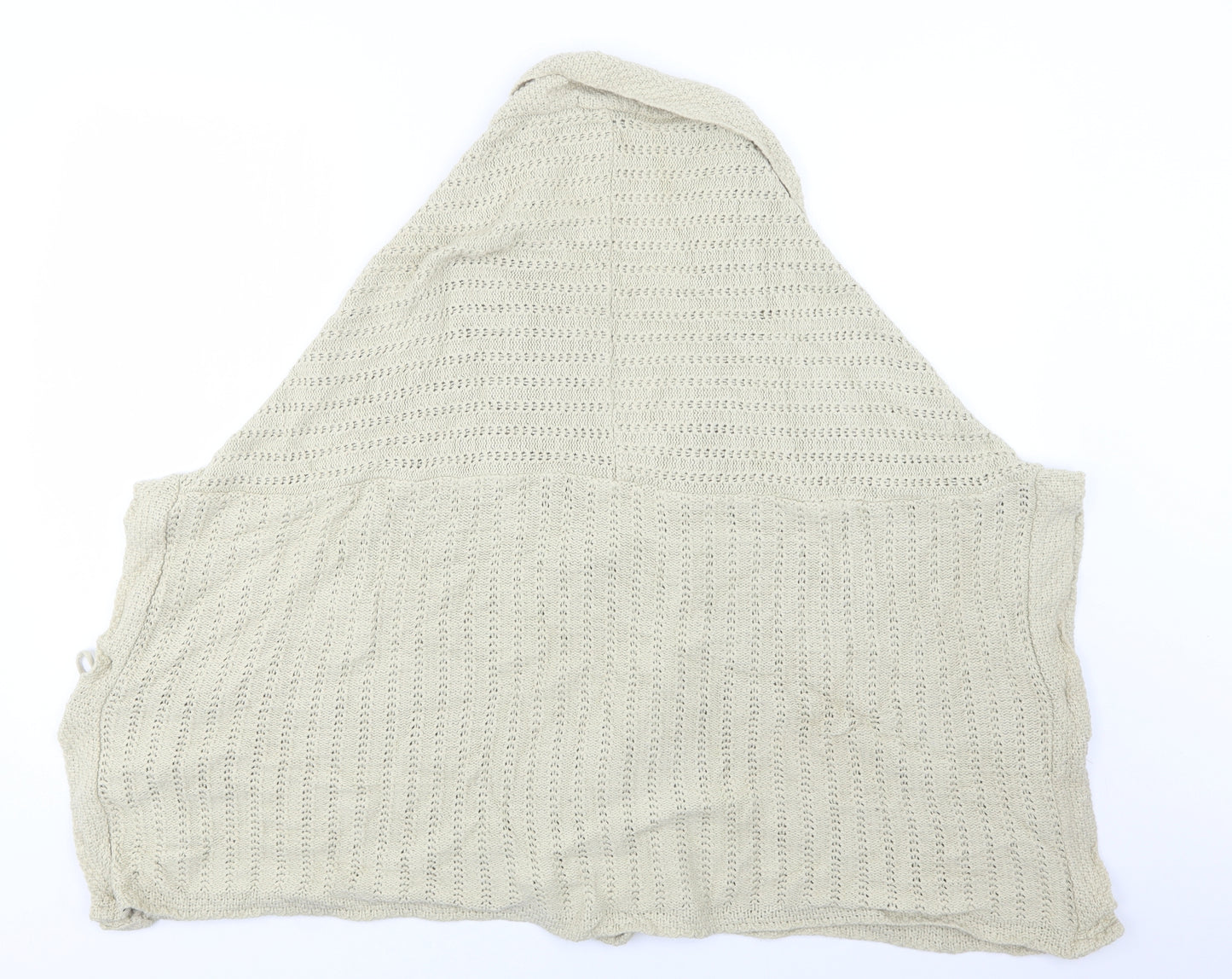 ASOS Womens Beige Collared  Acrylic Cardigan Jumper Size 8