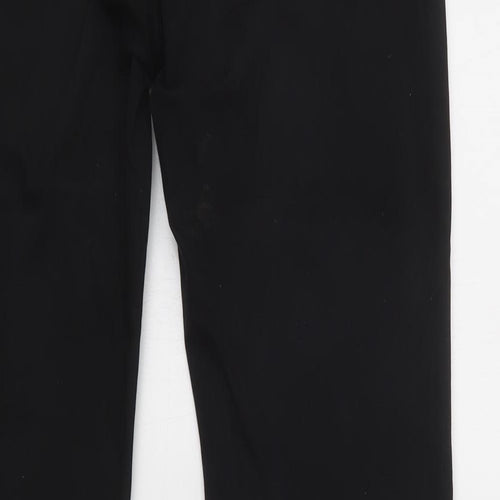 Windsor Mens Black  Cotton Straight Jeans Size 28 L33 in Regular Button