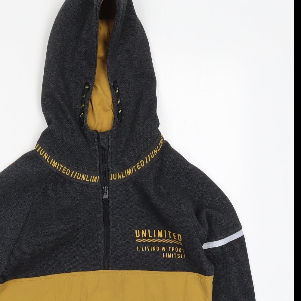 Nutmeg Boys Grey  Cotton Pullover Hoodie Size 13-14 Years  Pullover - Unlimited