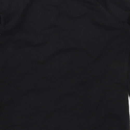 Matalan Boys Black Camouflage Cotton Basic T-Shirt Size 7 Years Crew Neck Pullover