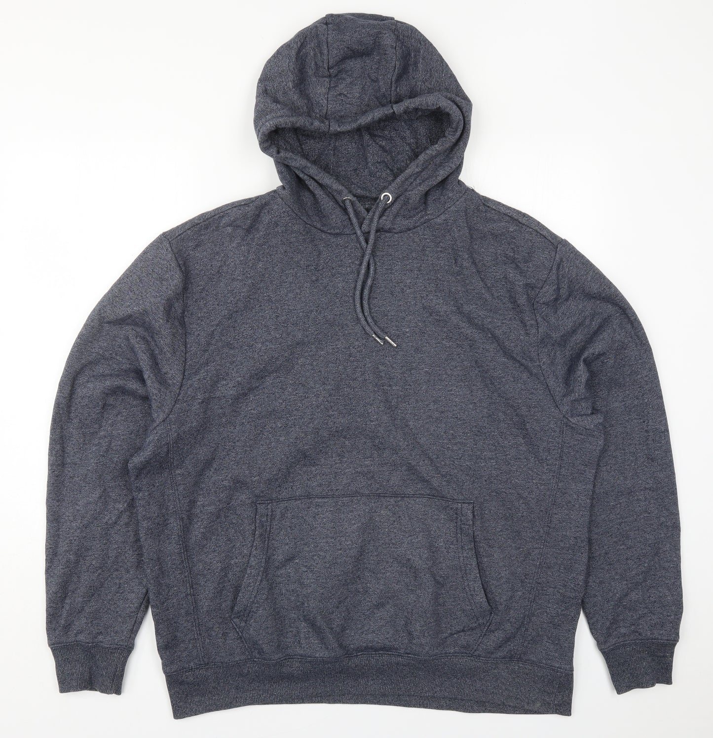 George Mens Blue  Cotton Pullover Hoodie Size XL