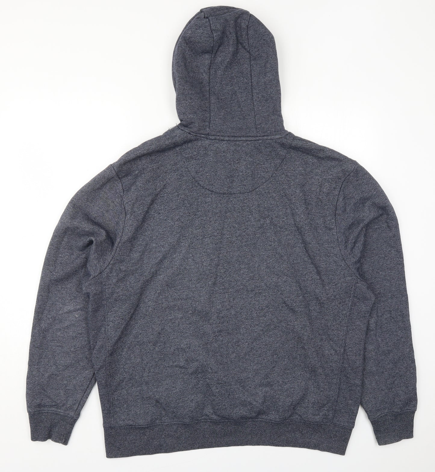 George Mens Blue  Cotton Pullover Hoodie Size XL