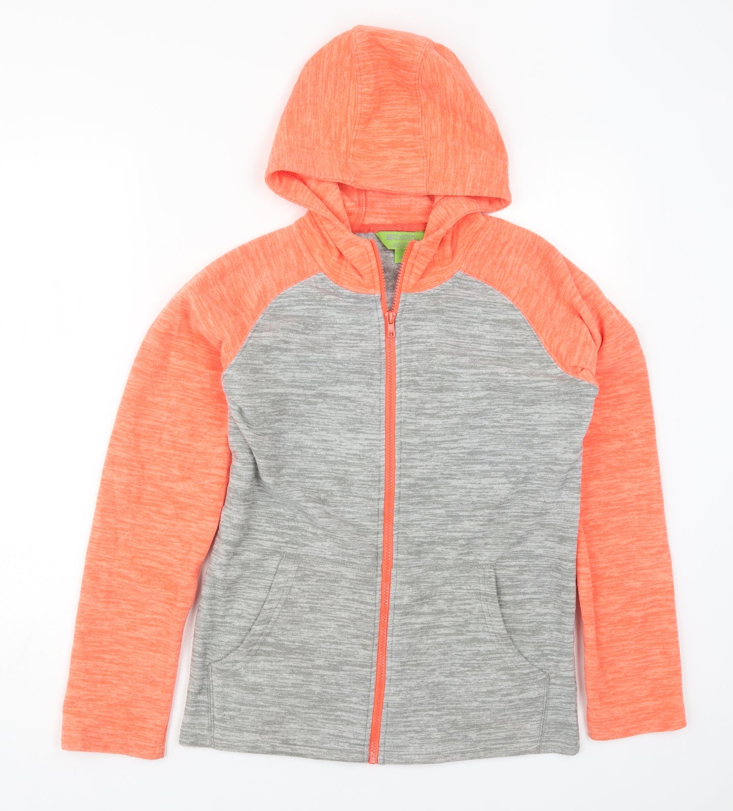 Mountain Warehouse Boys Orange Colourblock  Jacket  Size 13 Years  Zip