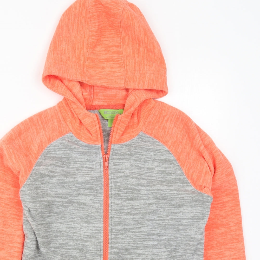 Mountain Warehouse Boys Orange Colourblock  Jacket  Size 13 Years  Zip