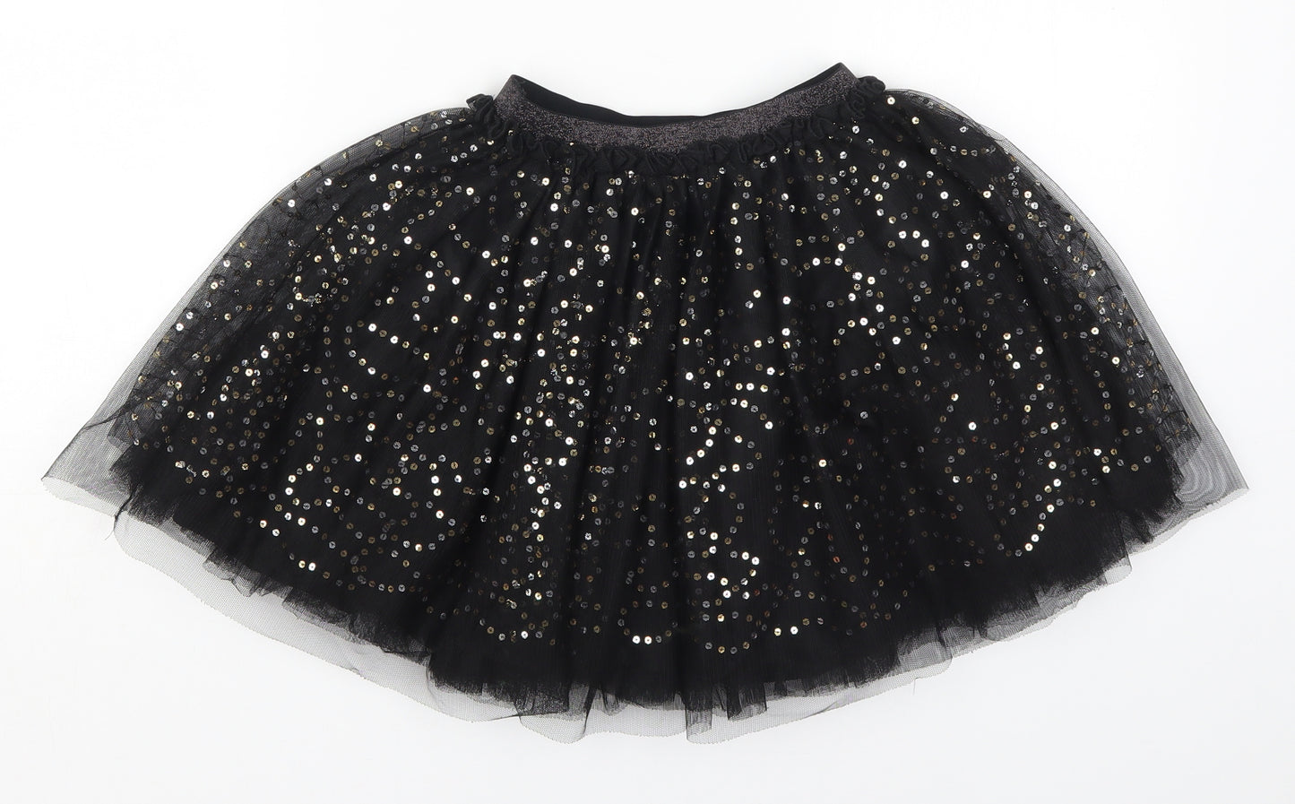 TU Girls Black  Polyester Tulip Skirt Size 9 Years  Regular