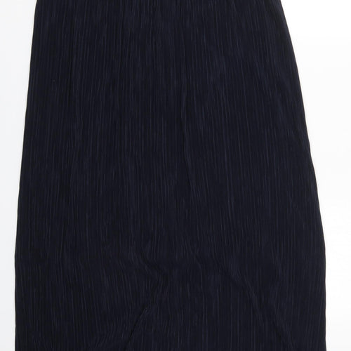 Per Una Womens Blue  Polyester Maxi Skirt Size 14