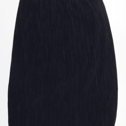 Per Una Womens Blue  Polyester Maxi Skirt Size 14