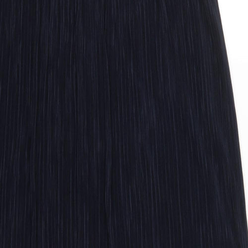 Per Una Womens Blue  Polyester Maxi Skirt Size 14