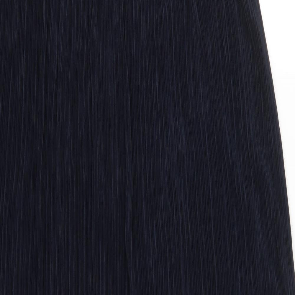 Per Una Womens Blue  Polyester Maxi Skirt Size 14