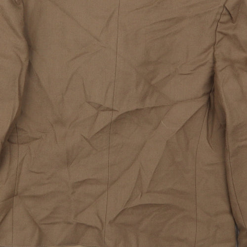 Premier Collection Womens Brown   Jacket  Size 10  Button