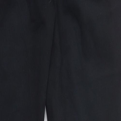 Topshop Womens Black  Cotton Skinny Jeans Size 26 in L27 in Regular Button