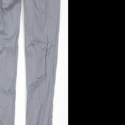 Denim Co Girls Grey  Cotton Skinny Jeans Size 12-13 Years  Regular Button