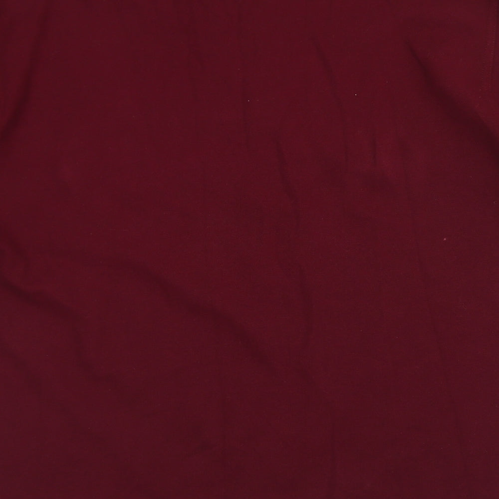 Glen Muir Mens Purple  Cotton  Polo Size M Collared Button