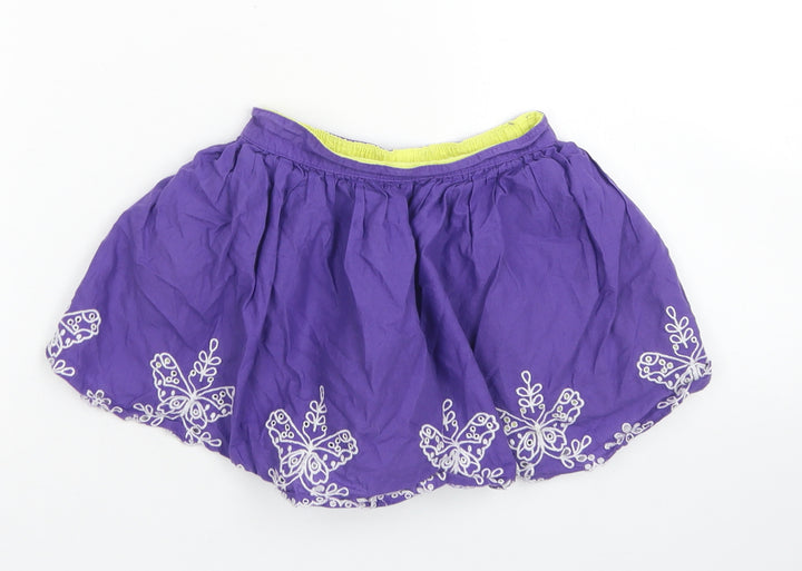 Mini LCub Girls Purple  Cotton Tutu Skirt Size 3-4 Years  Regular