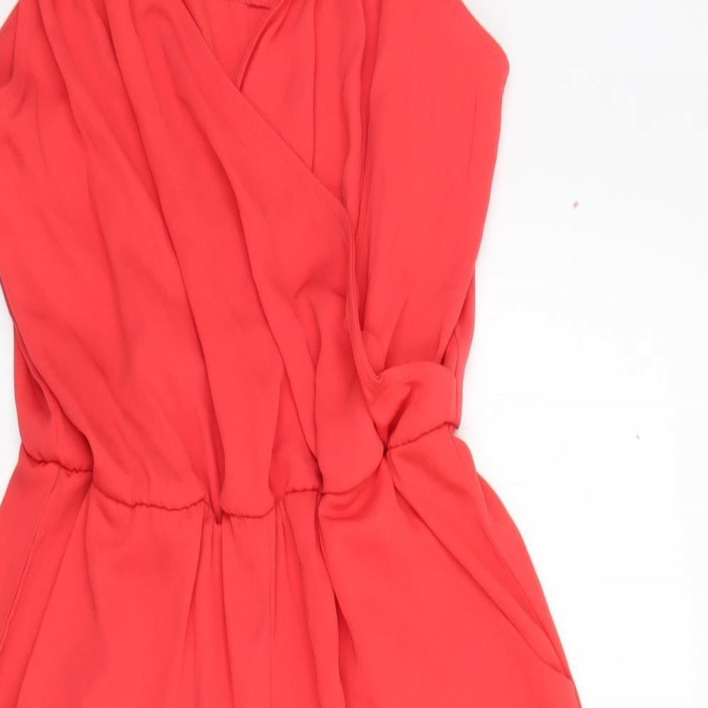 NEXT Womens Pink  Polyester Jumpsuit One-Piece Size 14 L20 in