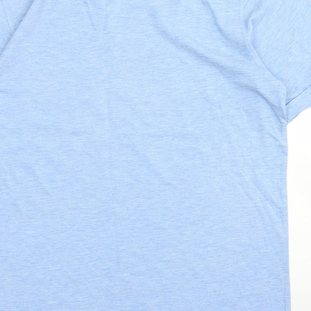 ellesse Mens Blue  Cotton  T-Shirt Size S Crew Neck