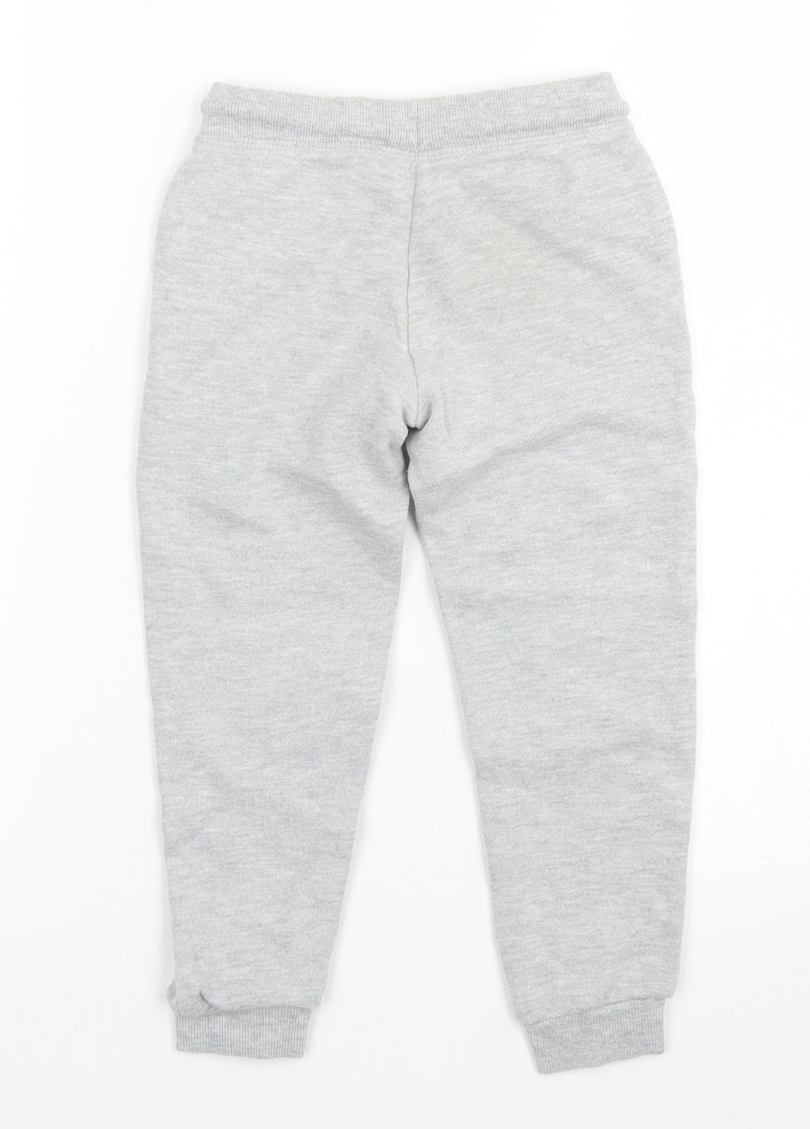 Primark Girls Grey  Cotton Jogger Trousers Size 3-4 Years  Regular Drawstring