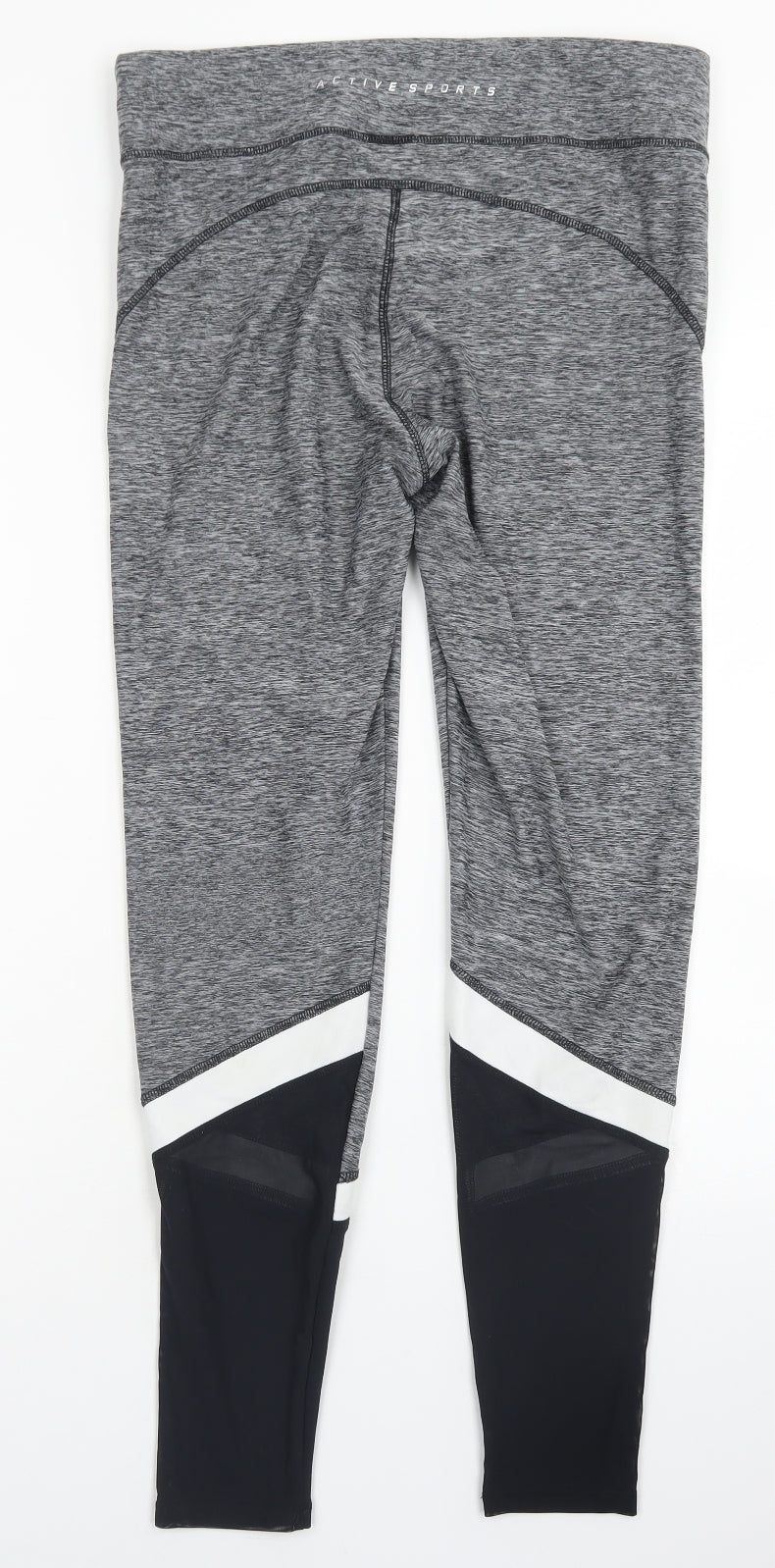 F&F Womens Grey  Polyester Compression Leggings Size M L26 in Regular