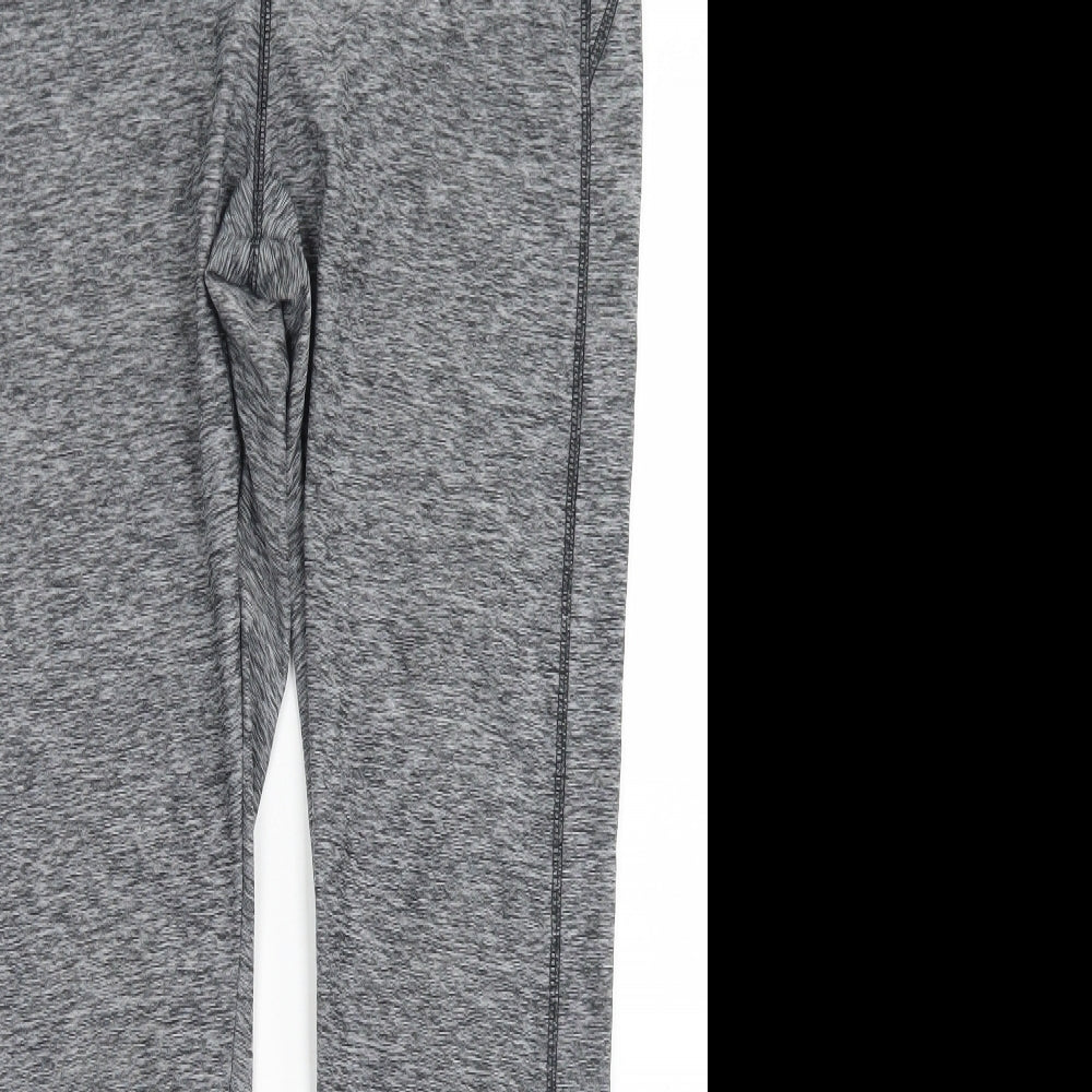 F&F Womens Grey  Polyester Compression Leggings Size M L26 in Regular