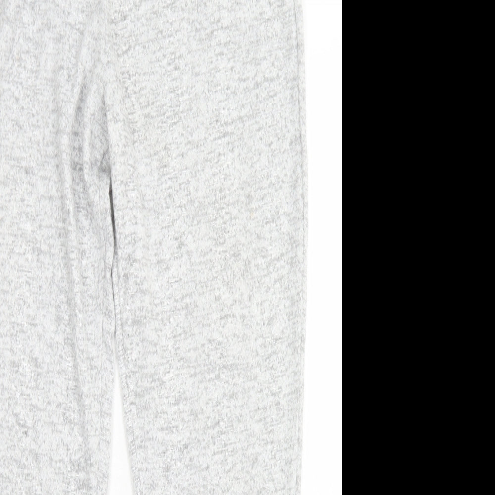 TU Womens Grey  Polyester Jogger Trousers Size 14 L26 in Regular