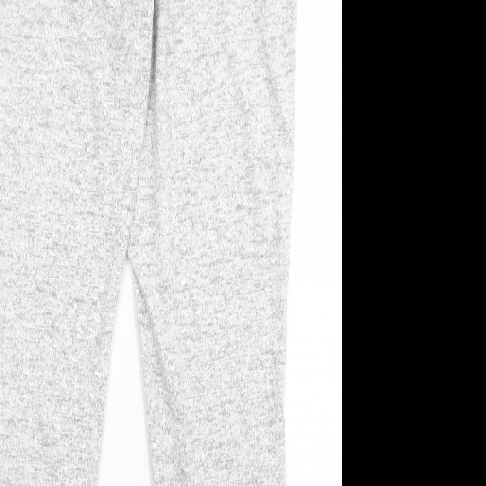 TU Womens Grey  Polyester Jogger Trousers Size 14 L26 in Regular