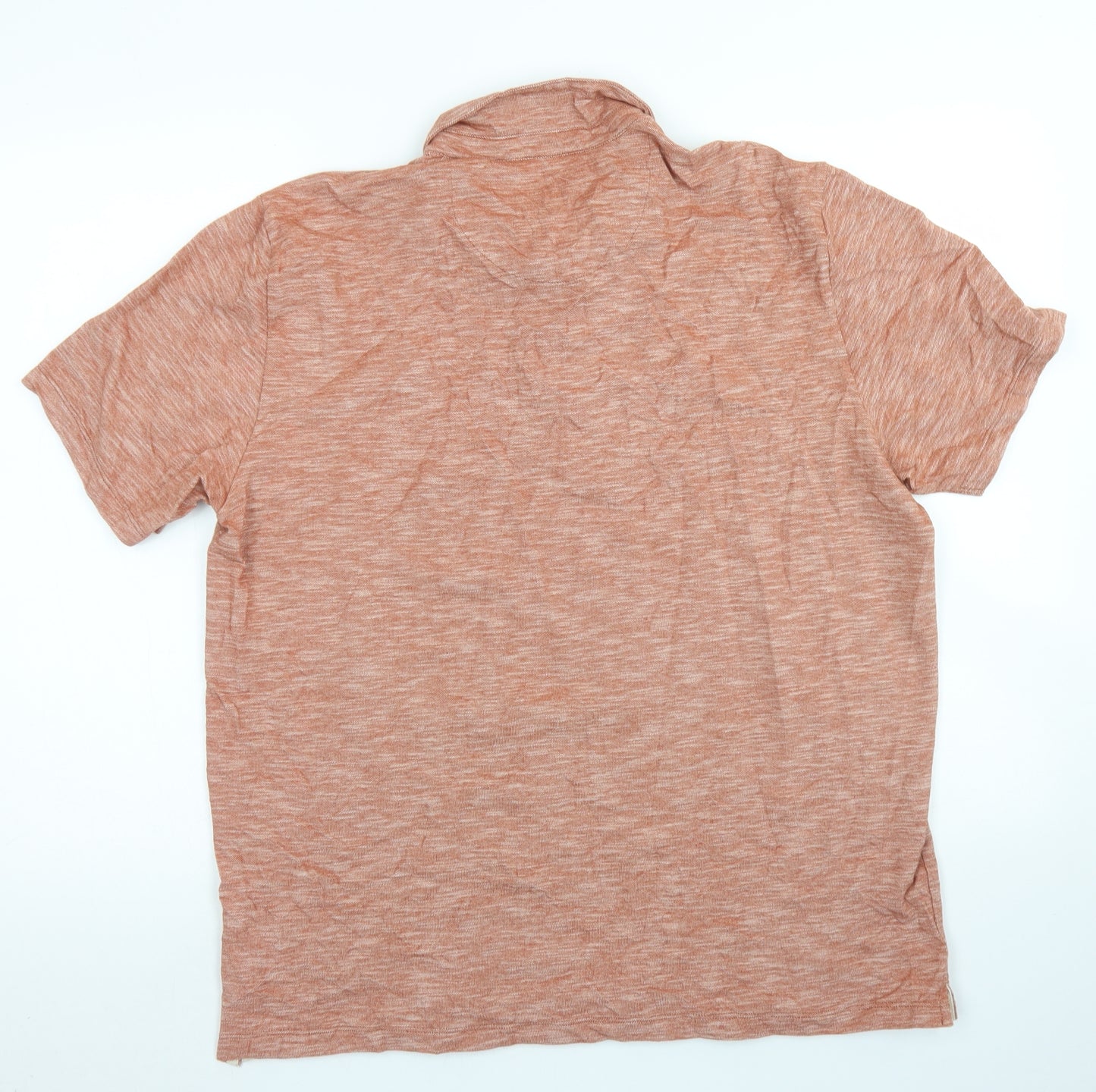 NEXT Mens Brown  Cotton  Polo Size XL Collared Button