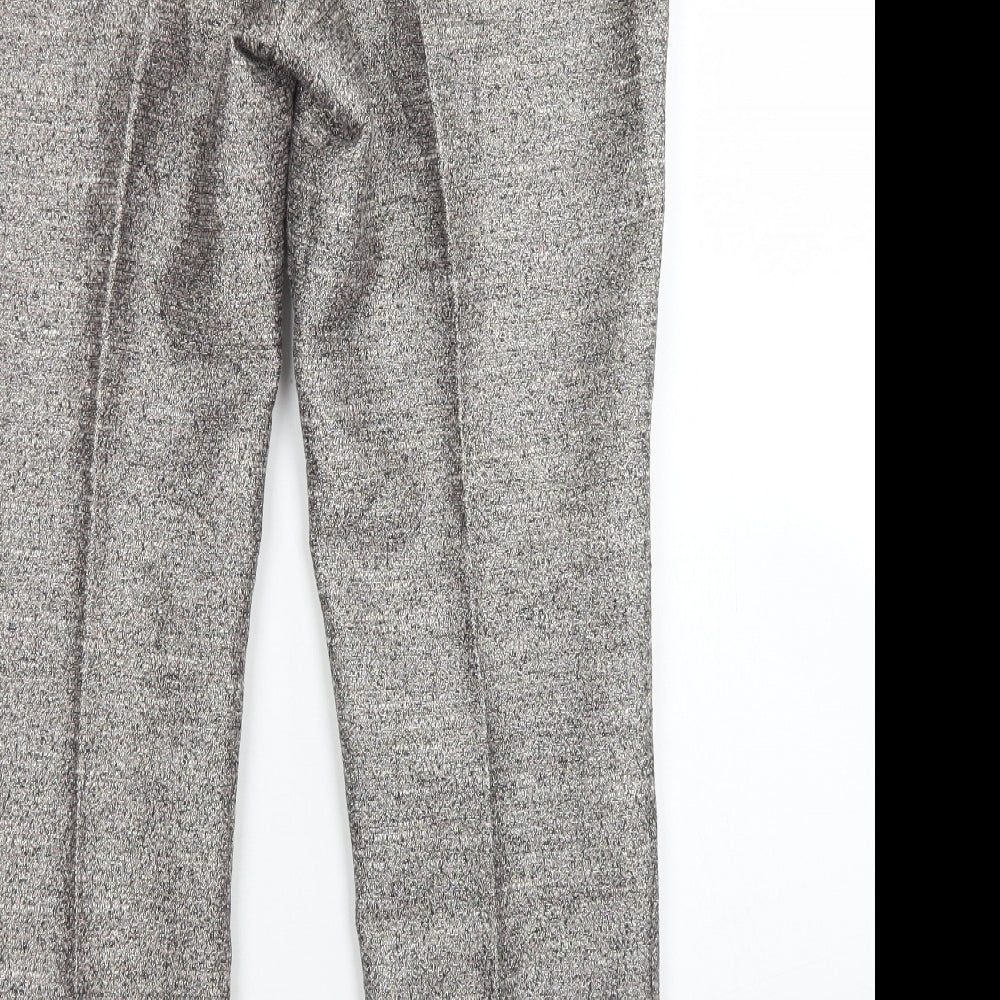 NEXT Womens Gold  Polyester Dress Pants Trousers Size 12 L26 in Regular Hook & Eye