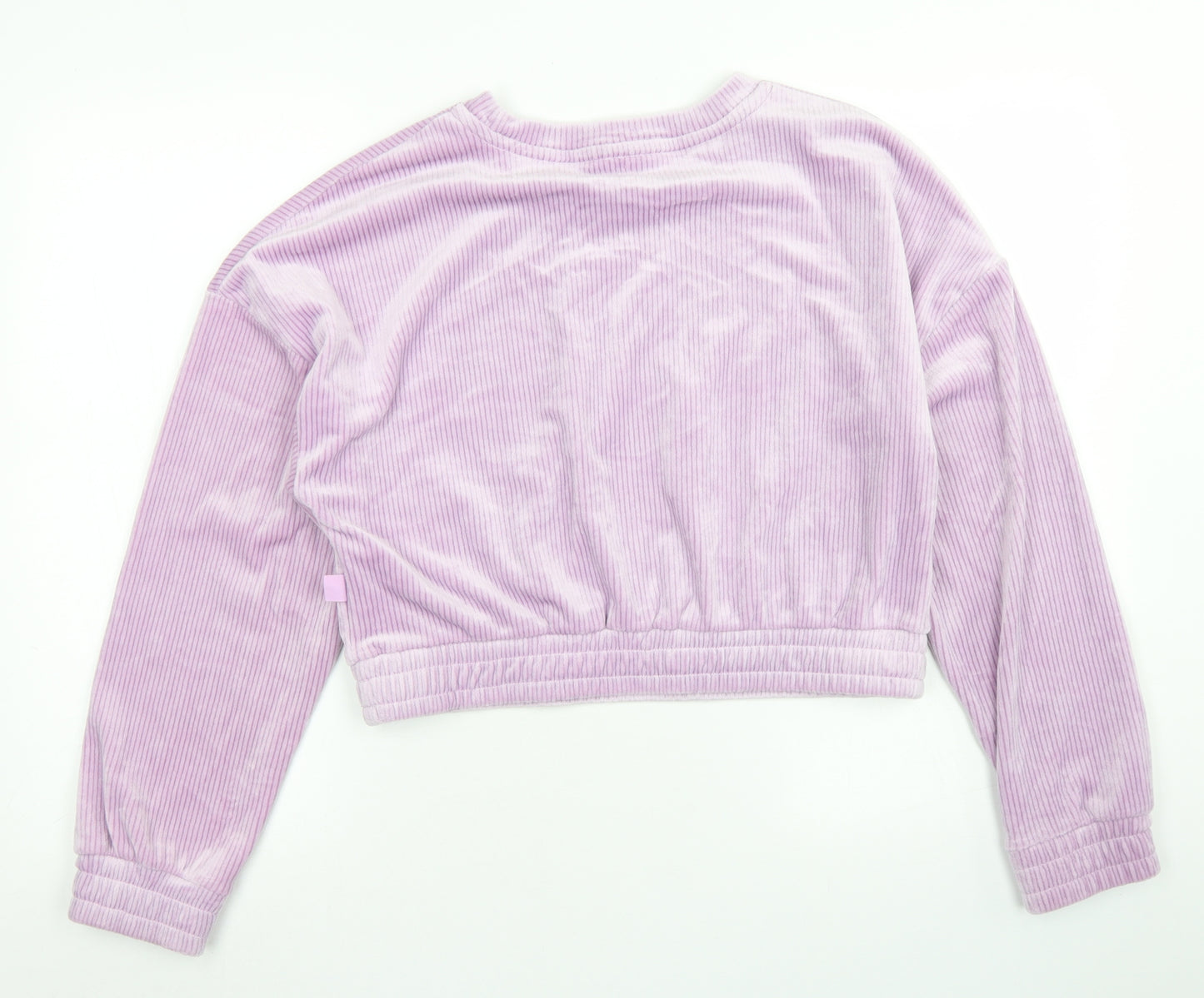 Primark Womens Purple  Polyester Pullover Sweatshirt Size M   - Cropped
