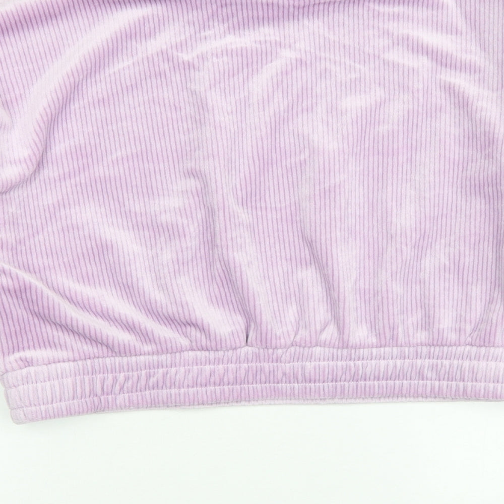 Primark Womens Purple  Polyester Pullover Sweatshirt Size M   - Cropped