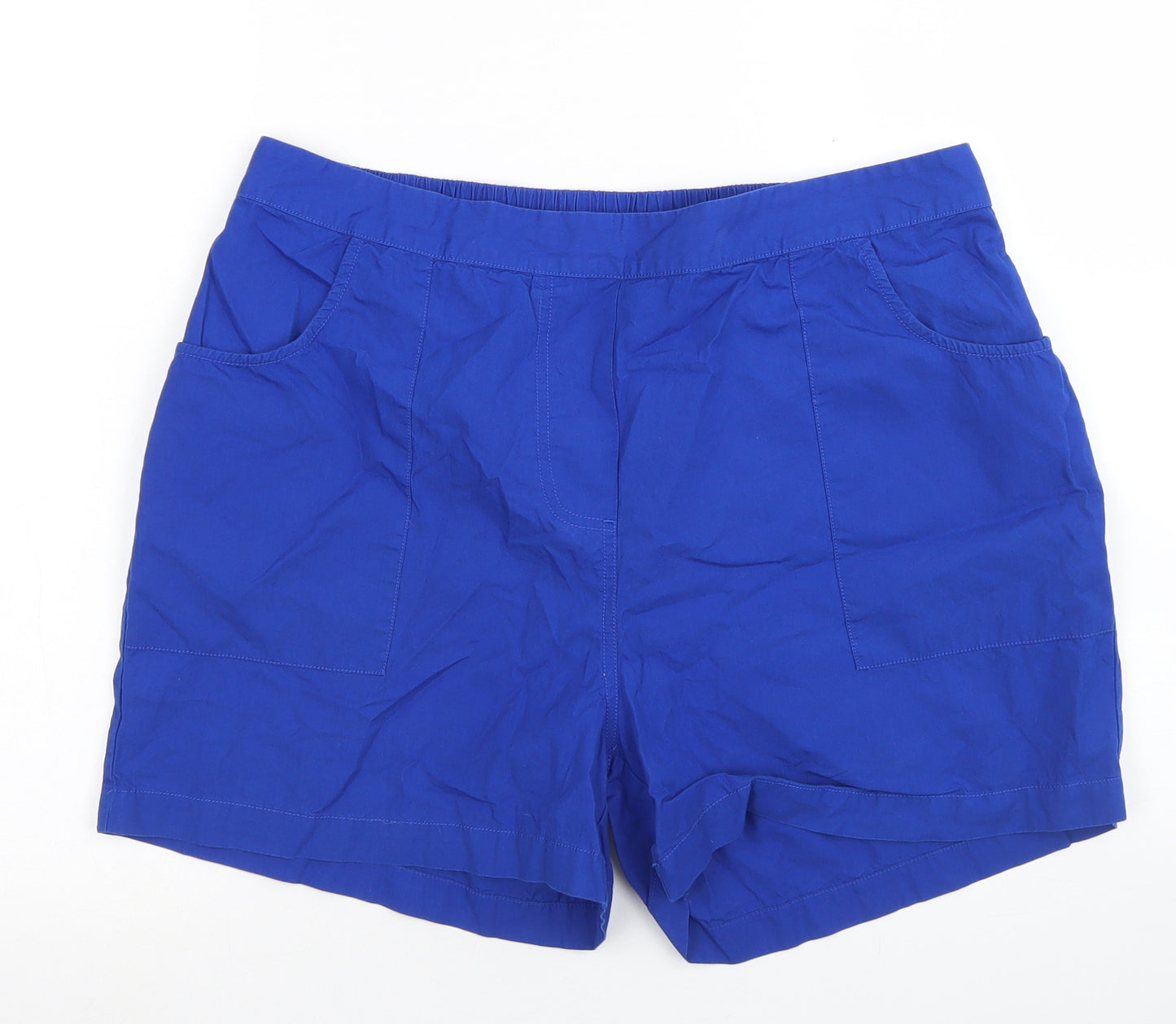 Capsule Womens Blue  Cotton Cargo Shorts Size 16 L5 in Regular