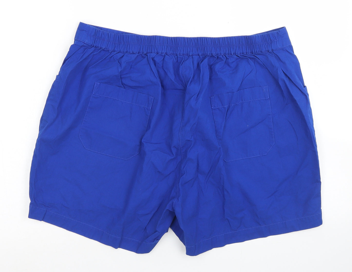 Capsule Womens Blue  Cotton Cargo Shorts Size 16 L5 in Regular
