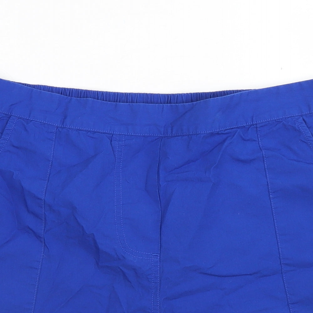Capsule Womens Blue  Cotton Cargo Shorts Size 16 L5 in Regular