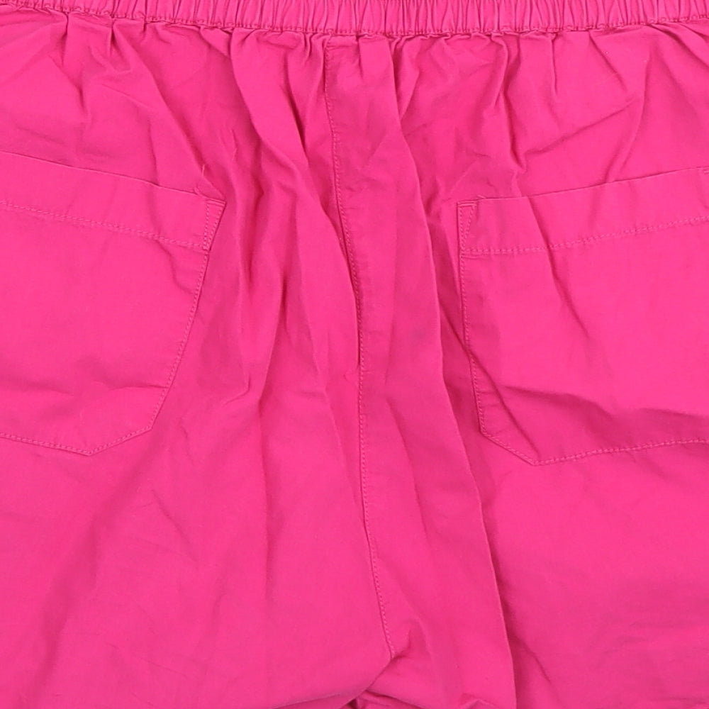 Capsule Womens Pink  Cotton Cargo Shorts Size 16 L3 in Regular