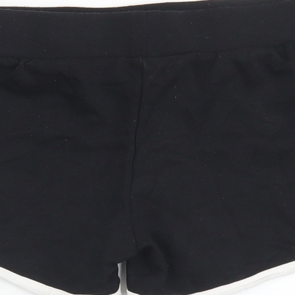 915 Generation Girls Black  Polyester Sweat Shorts Size 10-11 Years  Regular Drawstring