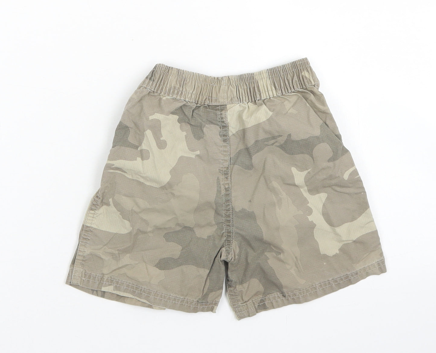 Cherokee Boys Green Camouflage Cotton Cargo Trousers Size 12-18 Months  Drawstring - Shorts