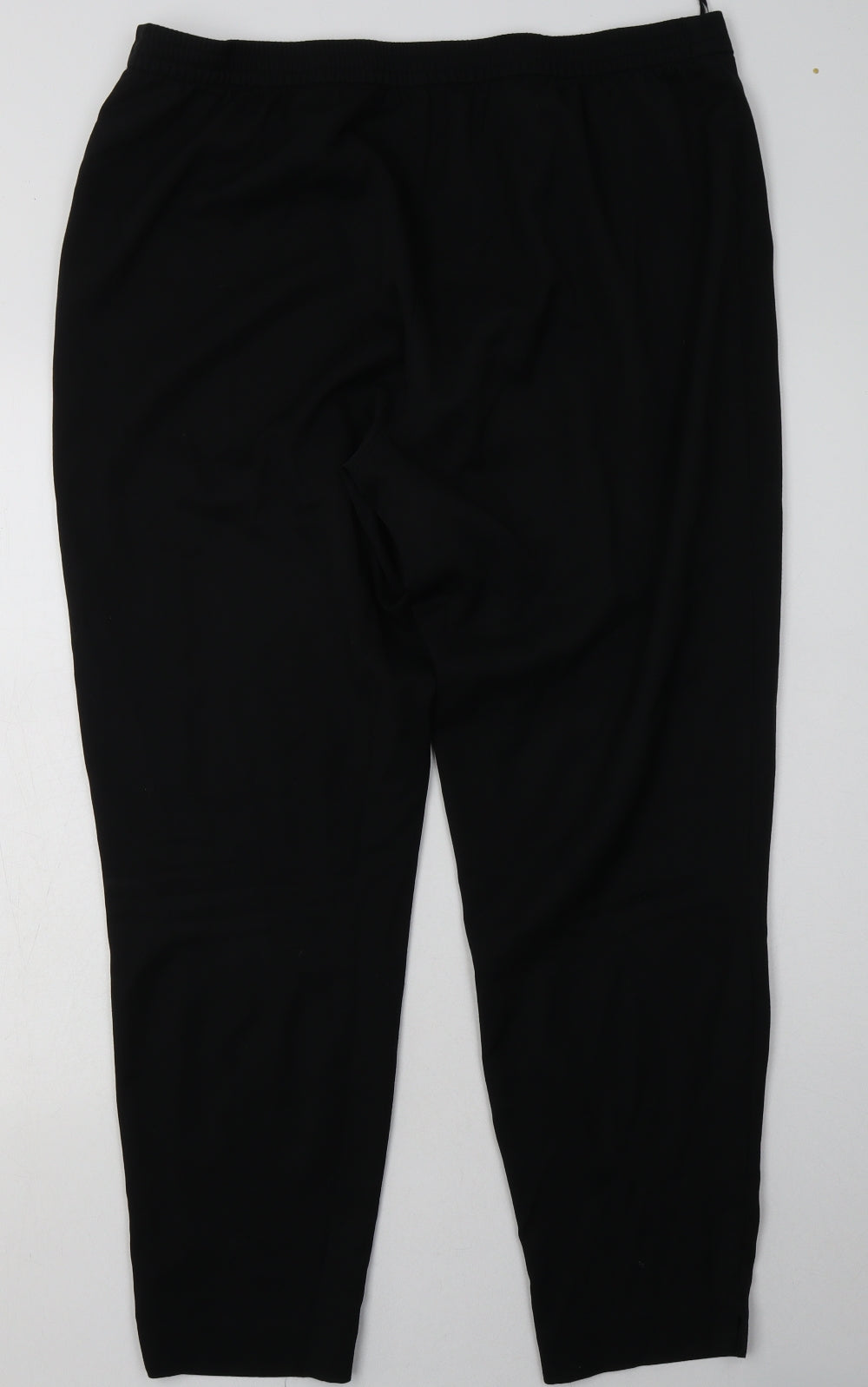sainsburys Womens Black  Polyester Trousers  Size 18 L33 in Regular