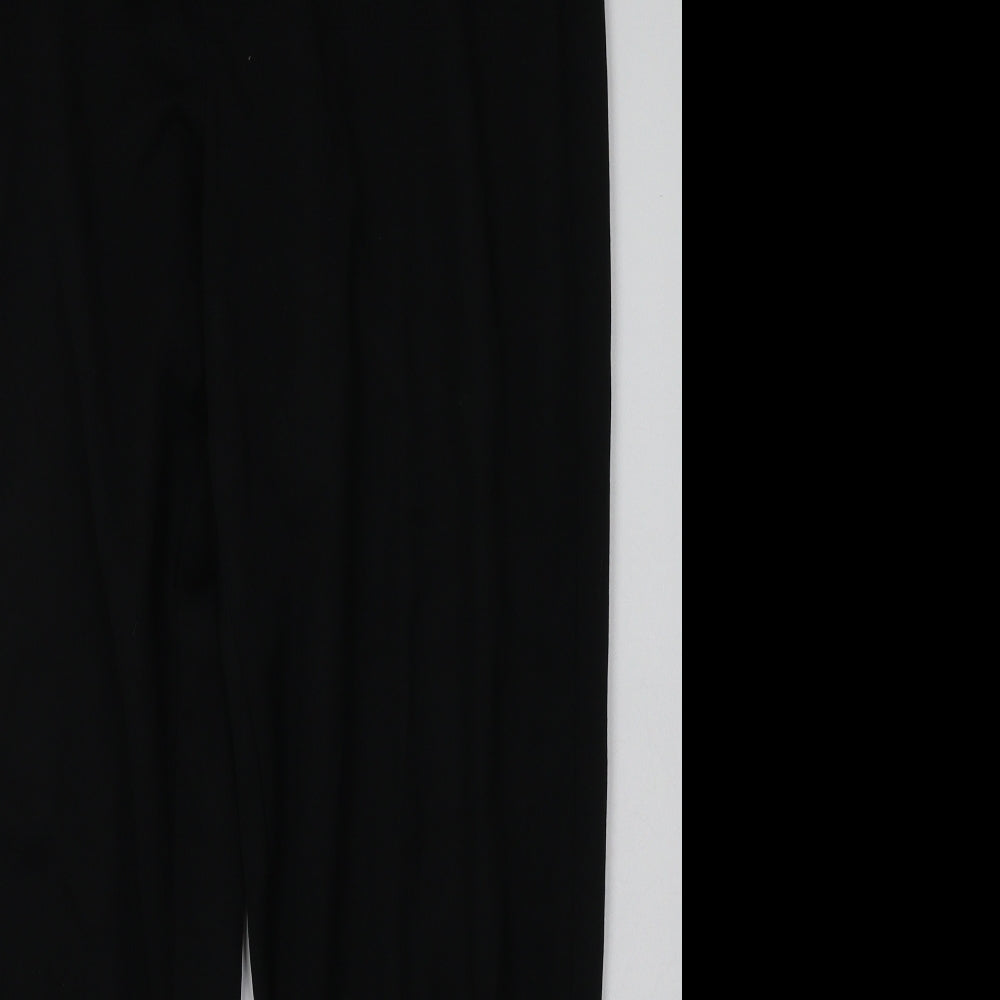 sainsburys Womens Black  Polyester Trousers  Size 18 L33 in Regular